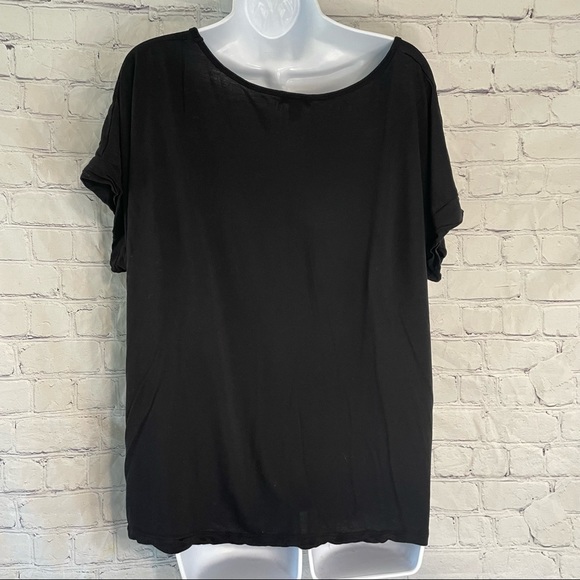 Old Navy Black T-Shirt Large - Picture 4 of 7